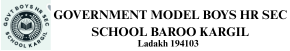 GOVERNMENT MODEL BOYS HR SEC SCHOOL BAROO KARGIL Logo